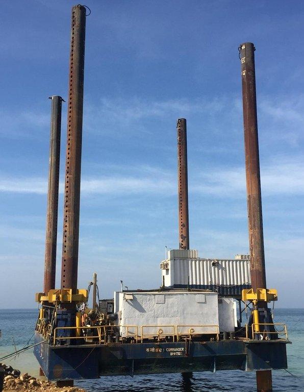 Dwarka Underwater Blasting Project